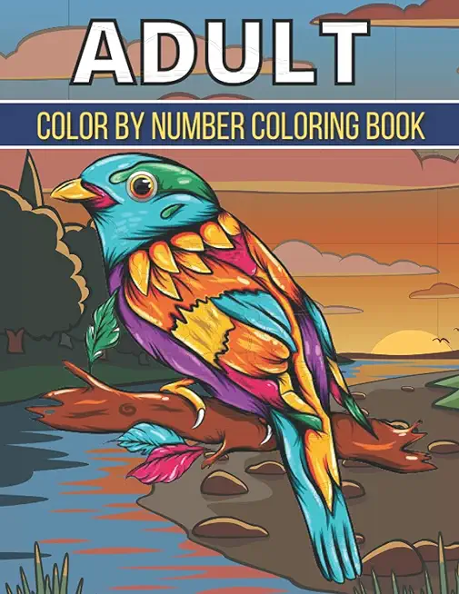 Adult Color By Number Coloring Book: An Adult Coloring Book with Fun, Easy, and Relaxing Coloring Pages (Adult Color by Number Coloring Book)