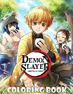Demon Slayer Coloring Book: Kimetsu no Yaiba Demon Slayer Anime with 100+ pages Coloring Books For Adults and kids. Great Gift Anime art book for