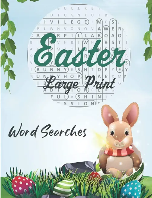 Easter Large Print Word Searches: Spring Activity Game for Adults - Large Print Word Search Puzzle Book - Easter basket stuffer - Funny And Relaxing a