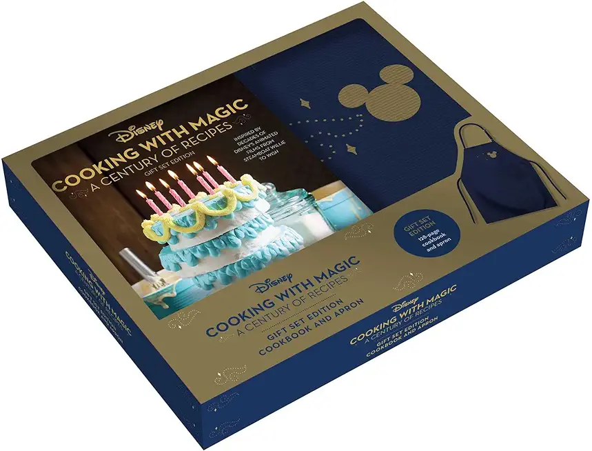 Disney: Cooking with Magic: A Century of Recipes Gift Set: Inspired by Decades of Disney's Animated Films from Steamboat Willie to Wish Plus Exclusive